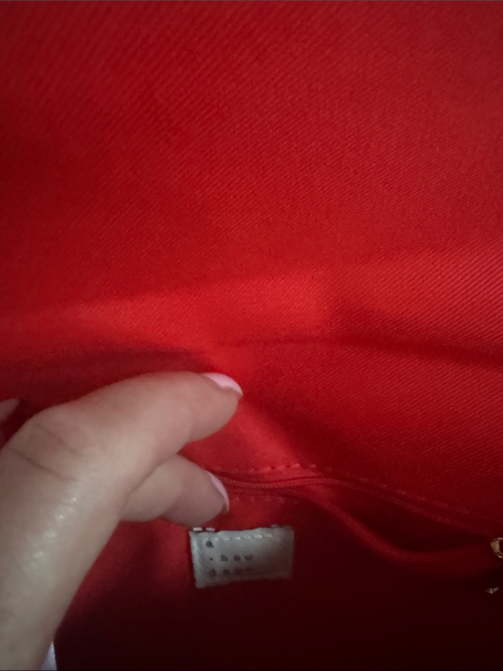 a new day Red Crossbody Bag with Gold Hardware - Picture 2 of 7